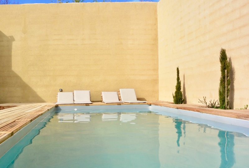 Apparent cottage – Village house with garden and private pool in Drôme provençale à Rochegude - 1