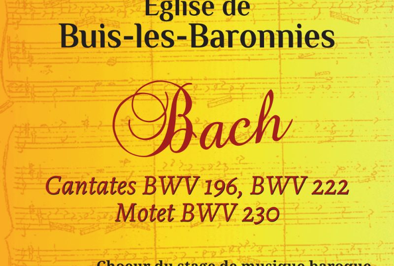 Concert baroque de la chorale La Tarentelle de Bésayes à Buis-les-Baronnies - 0