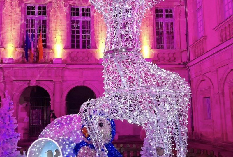 Mise en lumière du Château de Simiane à Valréas - 1