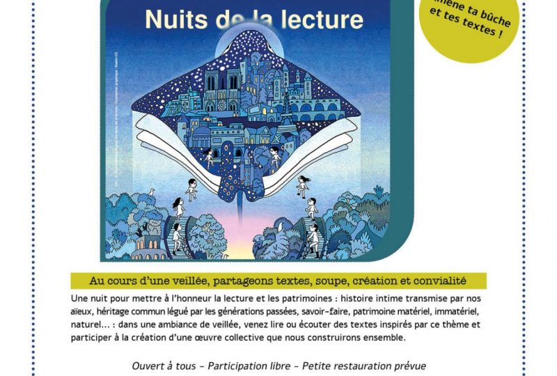 Veillée Nuits de la lecture “Les patrimoines” à Ballons - 0