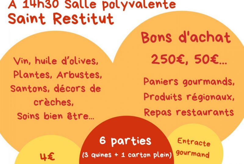 Loto de “Crèches et Traditions” à Saint-Restitut - 0