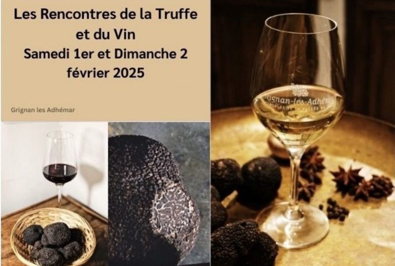 Rencontre truffes et vins avec les artisans de la truffe noire à Saint-Paul-Trois-Châteaux - 0