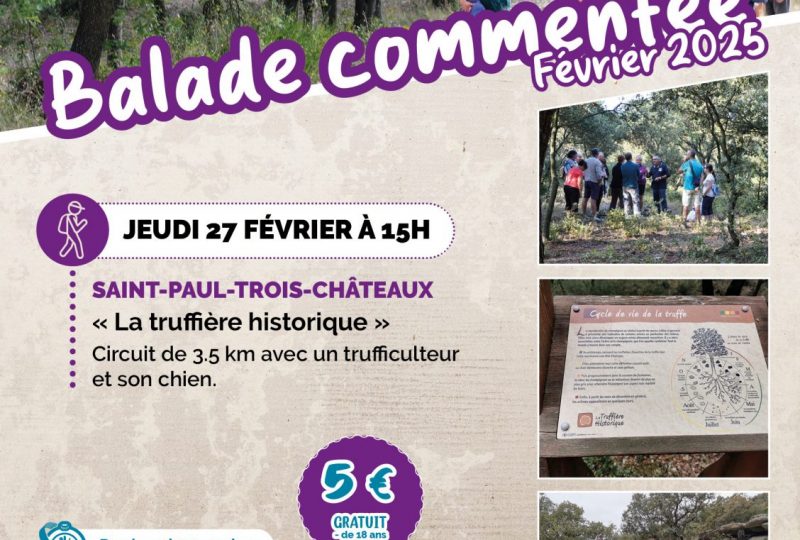 Balade commentée à la truffière historique à Saint-Paul-Trois-Châteaux - 0