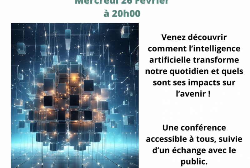 Conférence sur l’intelligence artificielle à Grillon - 0