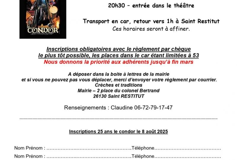 25 ans du Condor à Orange à Saint-Restitut - 0